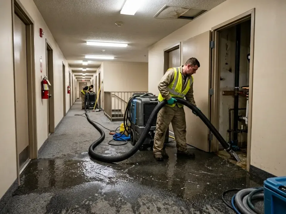 multi-unit-apartment-hallway-f-005 — frequently asked questions, Emergency Burst Pipe Water Extraction & Removal in Warrior,…